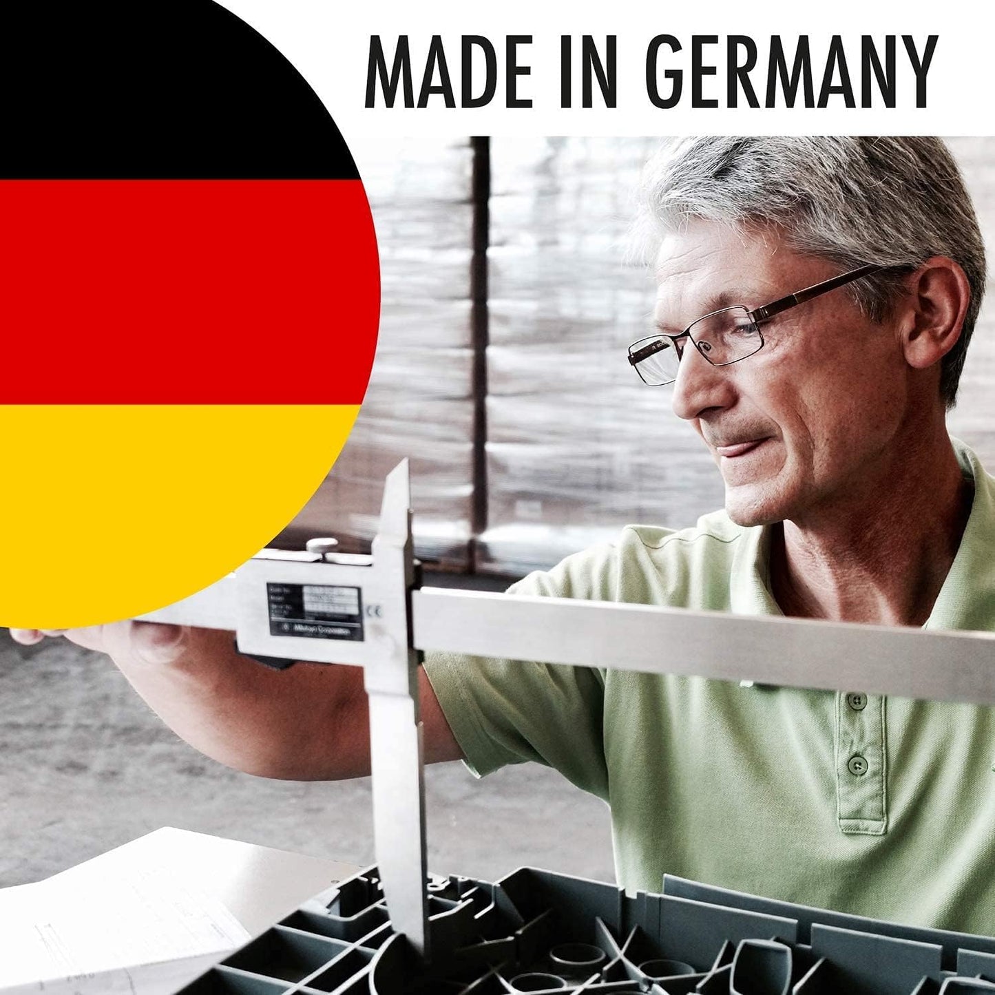 Vielseitig einsetzbare, funktionale, zusammenklappbare Karren | Mobiler Klappwagen | Einkaufswagen mit Aufbewahrungskiste (schwarz)