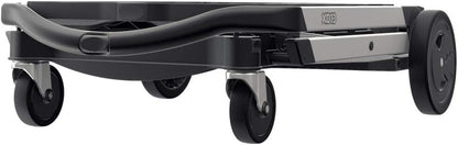 Vielseitig einsetzbare, funktionale, zusammenklappbare Karren | Mobiler Klappwagen | Einkaufswagen mit Aufbewahrungskiste (schwarz)