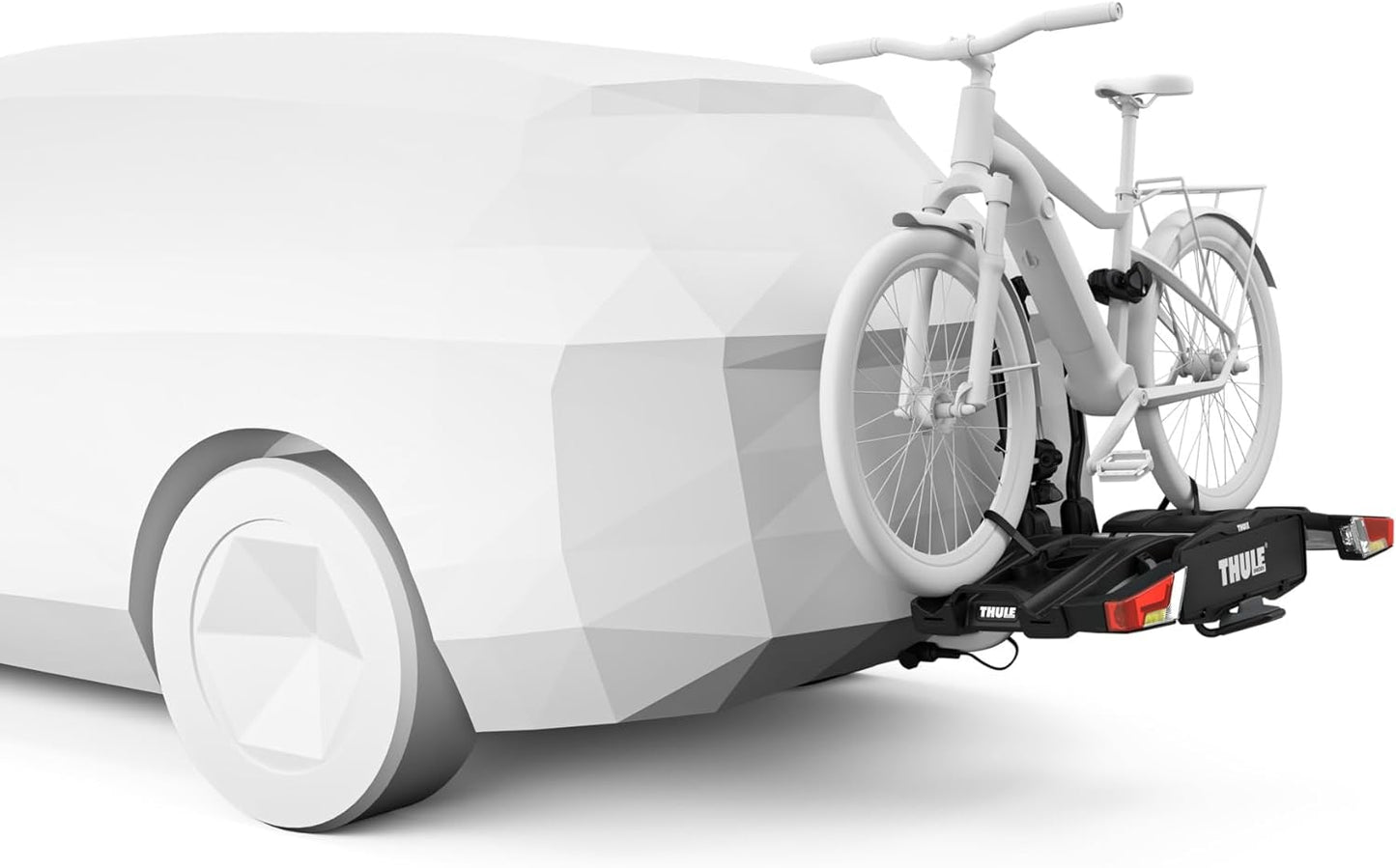 Thule EasyFold XT Fahrradträger für Anhängerkupplung 2 Fahrräder silber