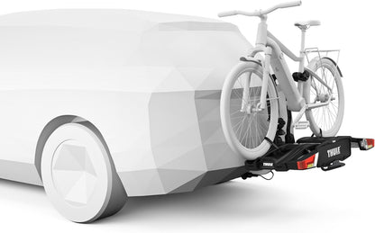 Thule EasyFold XT Fahrradträger für Anhängerkupplung 2 Fahrräder silber