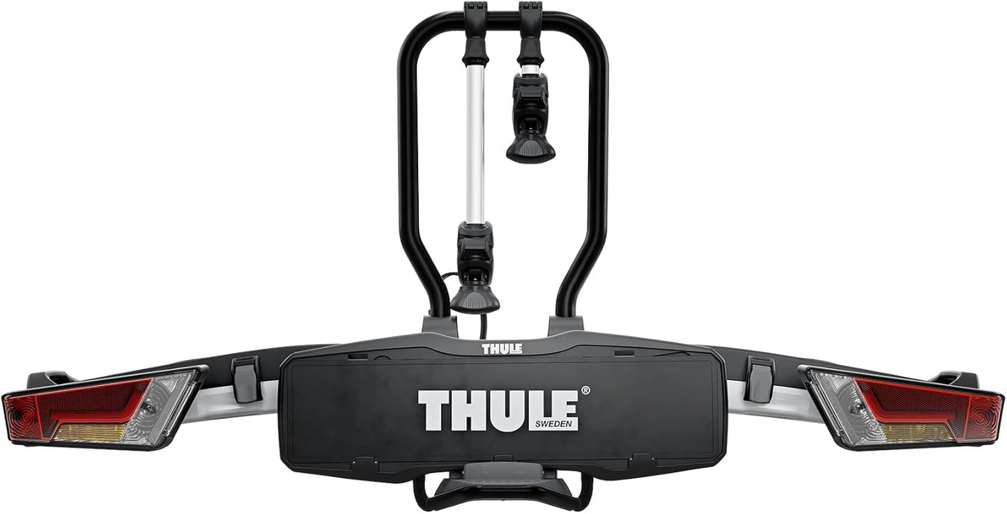 Thule EasyFold XT Fahrradträger für Anhängerkupplung 2 Fahrräder silber