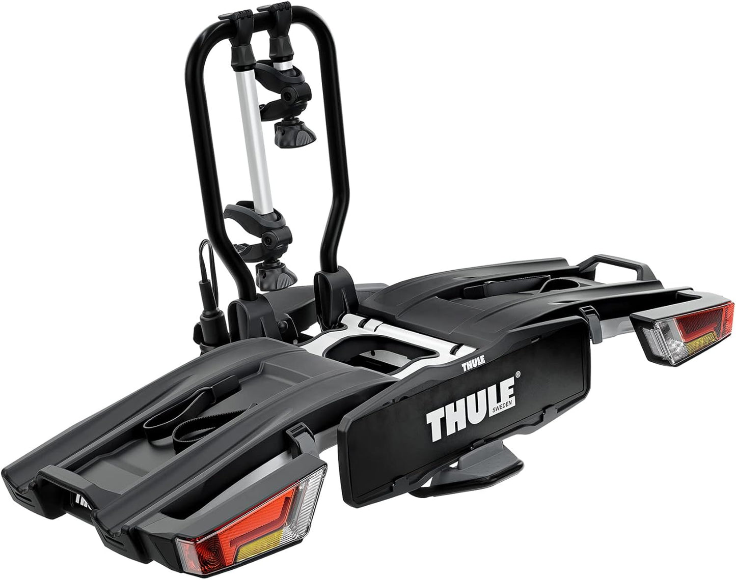 Thule EasyFold XT Fahrradträger für Anhängerkupplung 2 Fahrräder silber