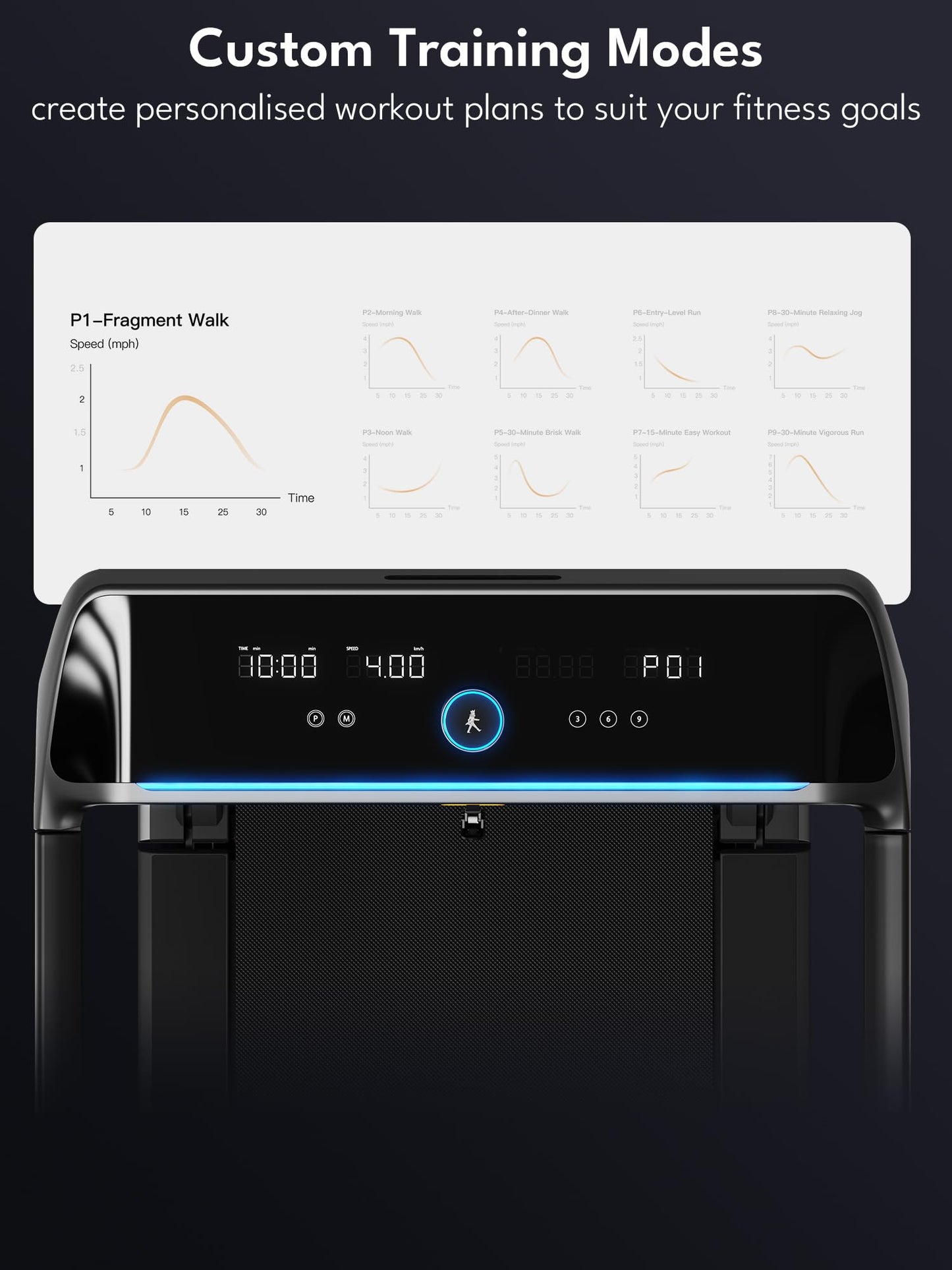 WalkingPad X218 Laufband, klappbares Laufpad, 18 km/h Geschwindigkeit, Unterstützung 136 kg